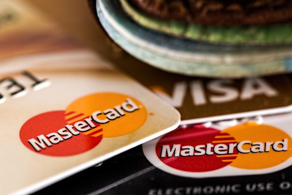 credit card, master card, visa card